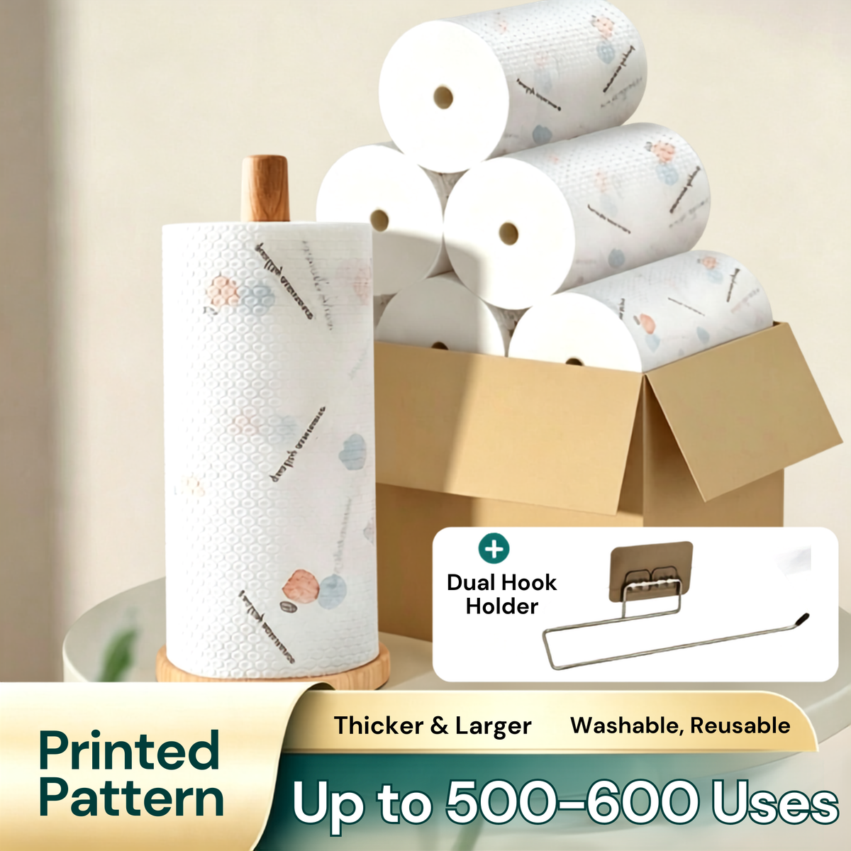 Lazy Rag Wet and Dry Dual-Use Household Cleaning Kitchen Paper Special Paper Disposable Dishwashing Cloth Absorbent and Oil-free