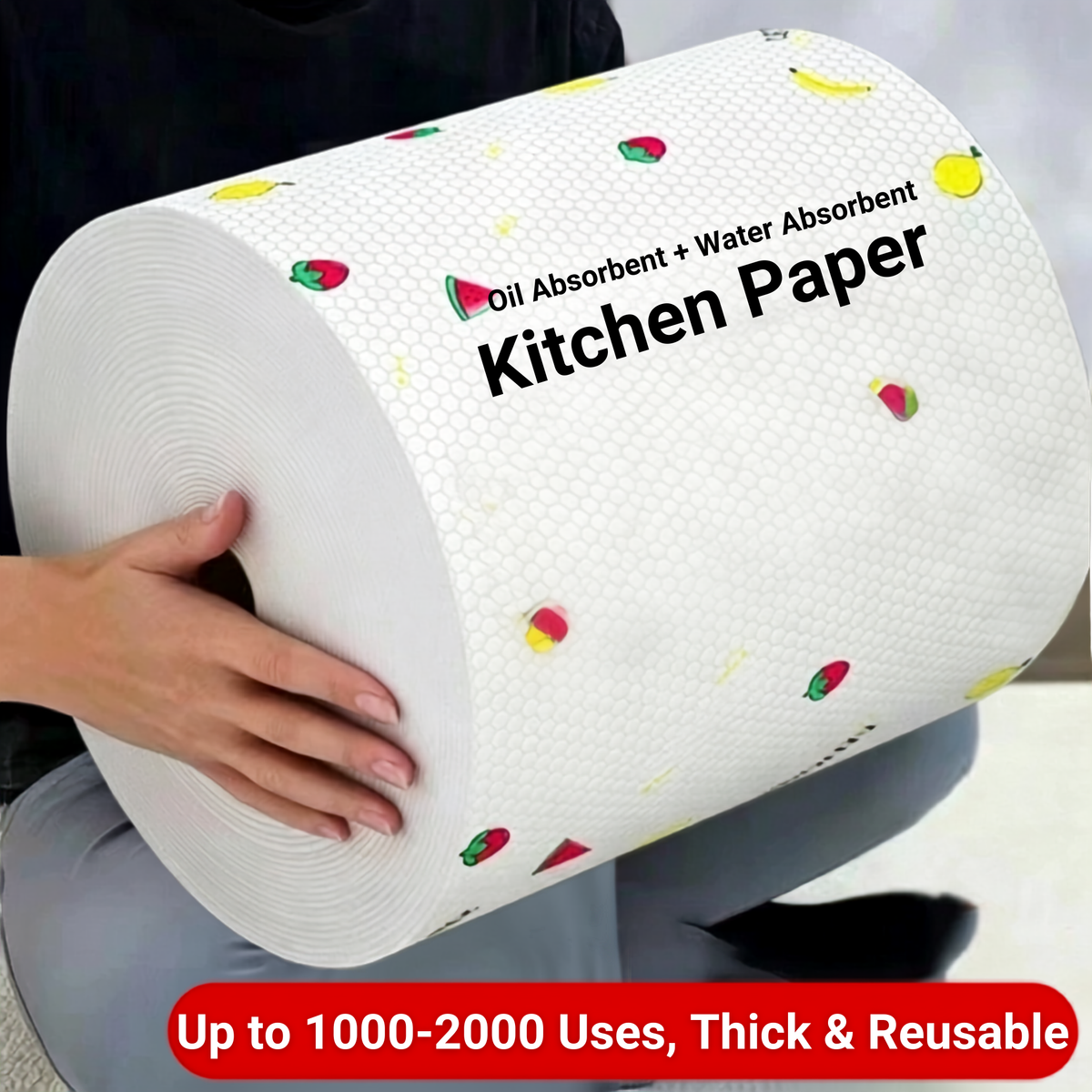 Lazy Rag Wet and Dry Dual-Use Household Cleaning Kitchen Paper Special Paper Disposable Dishwashing Cloth Absorbent and Oil-free