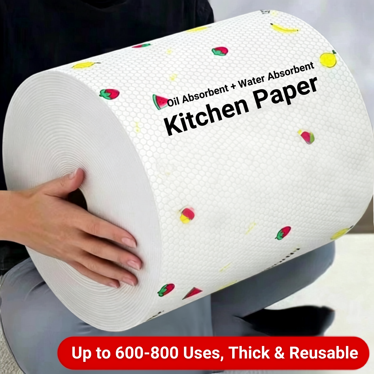Lazy Rag Wet and Dry Dual-Use Household Cleaning Kitchen Paper Special Paper Disposable Dishwashing Cloth Absorbent and Oil-free