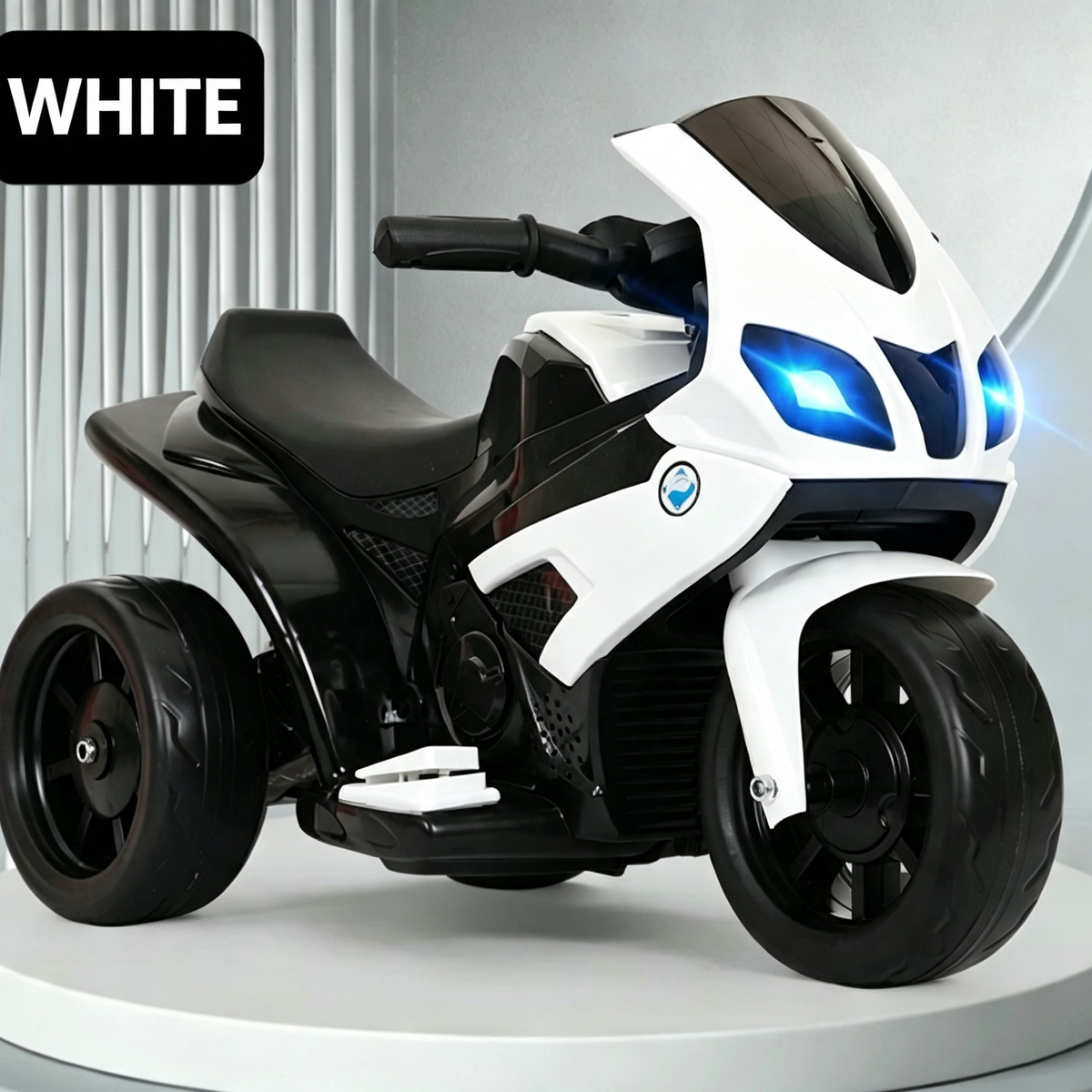 Children's Electric Motorcycle, Kidsren's Self-Driving Toy Car That Can Sit On, Baby Tricycle, Walking Artifact, Battery Stroller